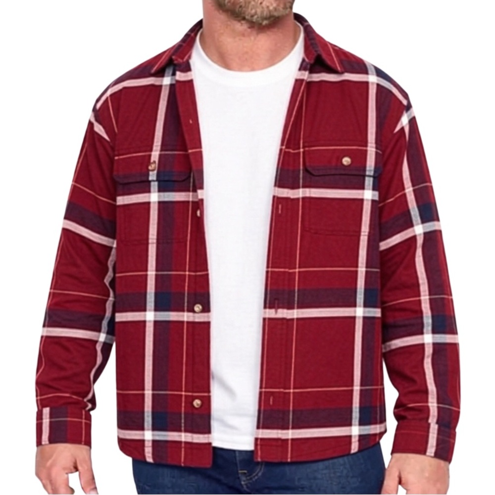 Cozy Everyday Plaid Sherpa Lined Flannel